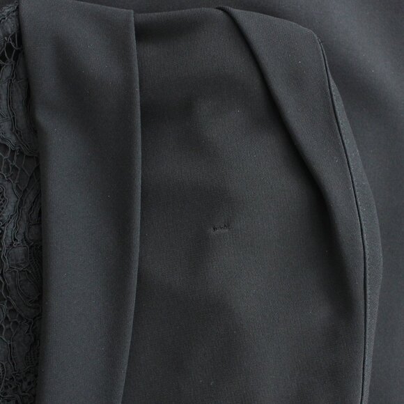 NEW & Authentic Burberry London Lace Back Blouson Classic Black Dress, Size US 2 - Picture 16 of 16